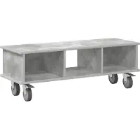 vidaXL TV-bänk Betonggrå 100 x 35 x 35 cm Konstruerat trä
