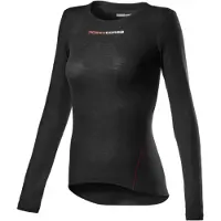 Castelli Prosecco Tech Black Woman T-Shirt, Size S