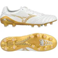 Mizuno Monarcida Neo Lll Elite Fg Bright Gold - Vit/guld - Gräs (Fg), storlek 47