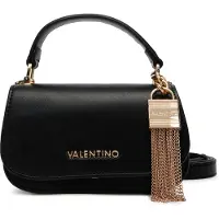 Valentino Svart Polyurethan Damväska