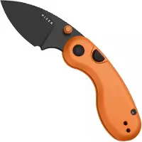 Kizer Cutlery Microbe V2742A3 Black PVD, Orange Aluminum, pocket knife, Maksim Epifantsev design