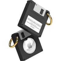 Elago EAT-DISK-BK, Ask, Svart, Grå, Vit, Apple, Silikon, AirTag, 1 styck