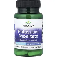 Swanson Health , Kaliumaspartat, 99 mg, 60 kapslar
