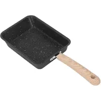 Cosy Homes Stekpanna Järn Non-stick Beläggning Fyrkantig Tjock Multifunktionell Japansk Omelettpanna för Hemmaköket