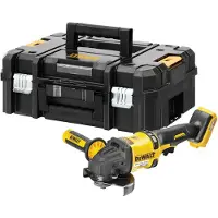 DeWalt 54V XR FLEXVOLT 125 mm vinkelslip med sidohandtag – endast utan verktyg DCG418N-XJ