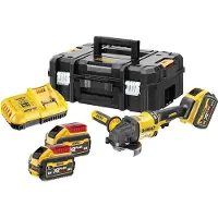 DeWalt Vinkelslip XR FLEXVOLT; 54 V; 2x9,0 Ah batt.