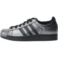 Adidas Originals Låg sneaker 'SUPERSTAR II' svart / silver