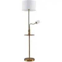 LINDBY Golvlampa , Aovan, Brons / antikmässing, Vardagsrum, Metall, Modern