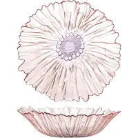 Bloomingville Mariko Skål, Rosa, Glas