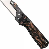 CJRB Boxer J1967-BBK Black Blade Holder, Black Orange G10, pocket knife