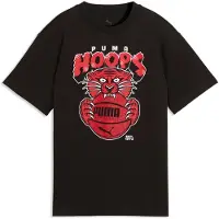 Puma T-shirt 'Flagrant Foul' röd / svart / vit