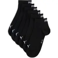 Puma Ankelstrumpor - 3-pack - Quarter Plain - Svart - - 43/46 - Strumpor