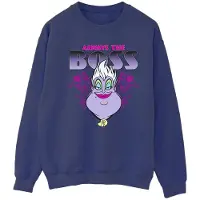 Disney Womens/Ladies The Little Mermaid Ursula Mum Is The Boss Sweatshirt (Navy Blue)