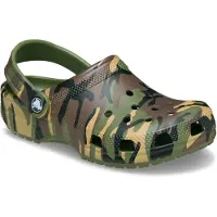 Crocs Sandaler - Classic+ Camouflage Träsko K - Army Green/Multi - - 28/29 - Sandal