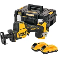 DeWalt Batteridriven tigersåg DCS369P2-QW; 2x5,0 Ah batt.