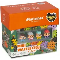 Marioinex Mini Waffle Building Blocks City: Street Byggspel 280 Bitar