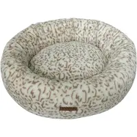Animal Boulevard Cozy Snowleopard korg vit/brun