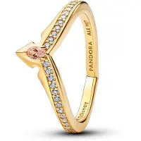 Pandora Disney guld-platerad Prinsessa Aurora Tiara ring 164334C01-58