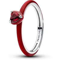 Pandora ME silver ring röd 193088C05-48