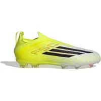 Adidas F50 Elite Laceless Fg Born For Goals - Gul/svart/lucid Red Barn - Gräs (Fg), storlek 31