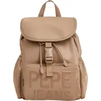 Pepe Jeans för kvinnor. PL0300064 Gaetana beige ryggsäck (OSFA), Casual, Polyamid