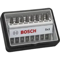Bosch Robust Line 2607002556 Bit-Set 8 delar Stjärnspår Phillips