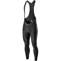 Castelli Entrata Long Black Bib Shorts, Size L