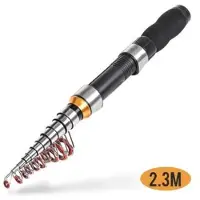 Mtp Products LEO 28049 Teleskopiskt fiskespö för hav / sötvatten - 2.3m