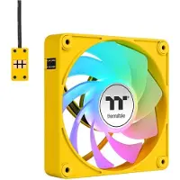 Thermaltake CT120 EX Reverse ARGB Sync PC Cooling Fan Bumblebee 3 Pack Chassi-fläkt Gul (B x H x D) 120 x 120 x 25 mm