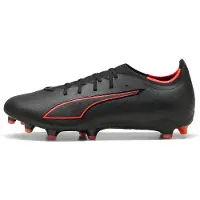 Puma Ultra 6 Match FG/AG Eclipse - Svart/Röd, storlek 47
