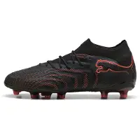Puma Future 9 Ultimate AG Eclipse - Svart/Röd/Strong Gray - Konstgräs (AG), storlek 41