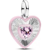 Pandora ME silver rosa hjärta hängsmycke berlock 794409C01