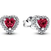 Pandora Timeless hjärtörhängen silver 298427C04
