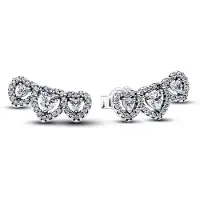Pandora Timeless silver hjärtörhängen 294411C01