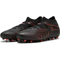 Puma Future 9 Match MG Eclipse - Svart/Röd/Strong Gray - Multi Ground (MG), storlek 43