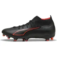 Puma Ultra 6 Match + FG/AG Eclipse - Svart/Röd, storlek 42½