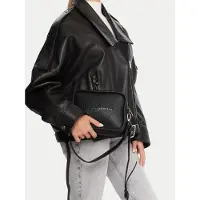 Pepe Jeans för kvinnor. PL0300004 Bassy Code axelremsväska svart (OSFA), Casual, Polyuretan