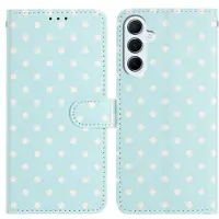 Mtp Products Samsung Galaxy A37 plånboksfodral med prickmönster - blå