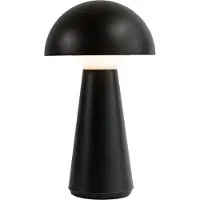 Sirius Sam Genopladelig Lampe - Sort - H 28 cm