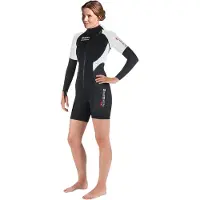 Mares 2nd Skin She Dives 1.5 Mm Långärmad Shorty För Dam