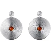 Kalevala Koru Kosmos örhängen silver Amber 2668770MET