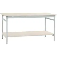 Manuflex BB5201.7035 Arbetsbordmöbel Grå-vit (RAL 7035)