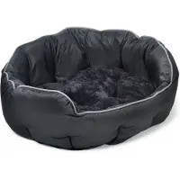 Dogman Buddy Hundbädd Oval Svart L 70cm