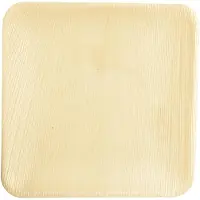 Papstar pure, Tallrik, Torg, Palmblad, Monokromatiskt, 25 styck, DIN EN 13432