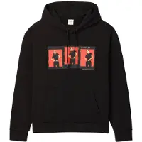 Calvin Klein Kate Moss Fleece Graphic Relaxed Hoodie