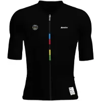 Santini Uci World Champion Mondo 2025 Korta ärmar Cykeltröja