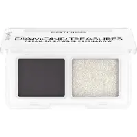 Catrice Diamond Treasures Cream to Powder Eyeshadow Ögonskuggspalett 3 g Nr. 030 - Smokey Diamond