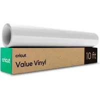 Cricut Smart Vinyl - Hantverksmaterial - 33 cm x 90 cm - svart - vinyl