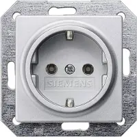 Siemens Insats Vägguttag Aluminium (metallic) 5UB1931