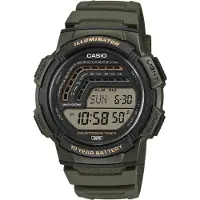 Casio Ws-1800 44.2mm 10atm Quartz Digital Klocka